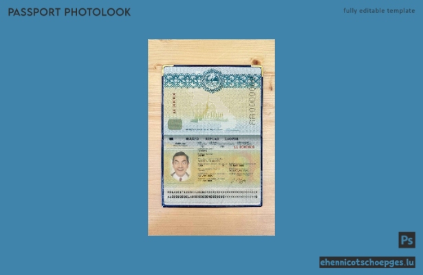 Beispielansicht für ein Passfoto aus Laos
